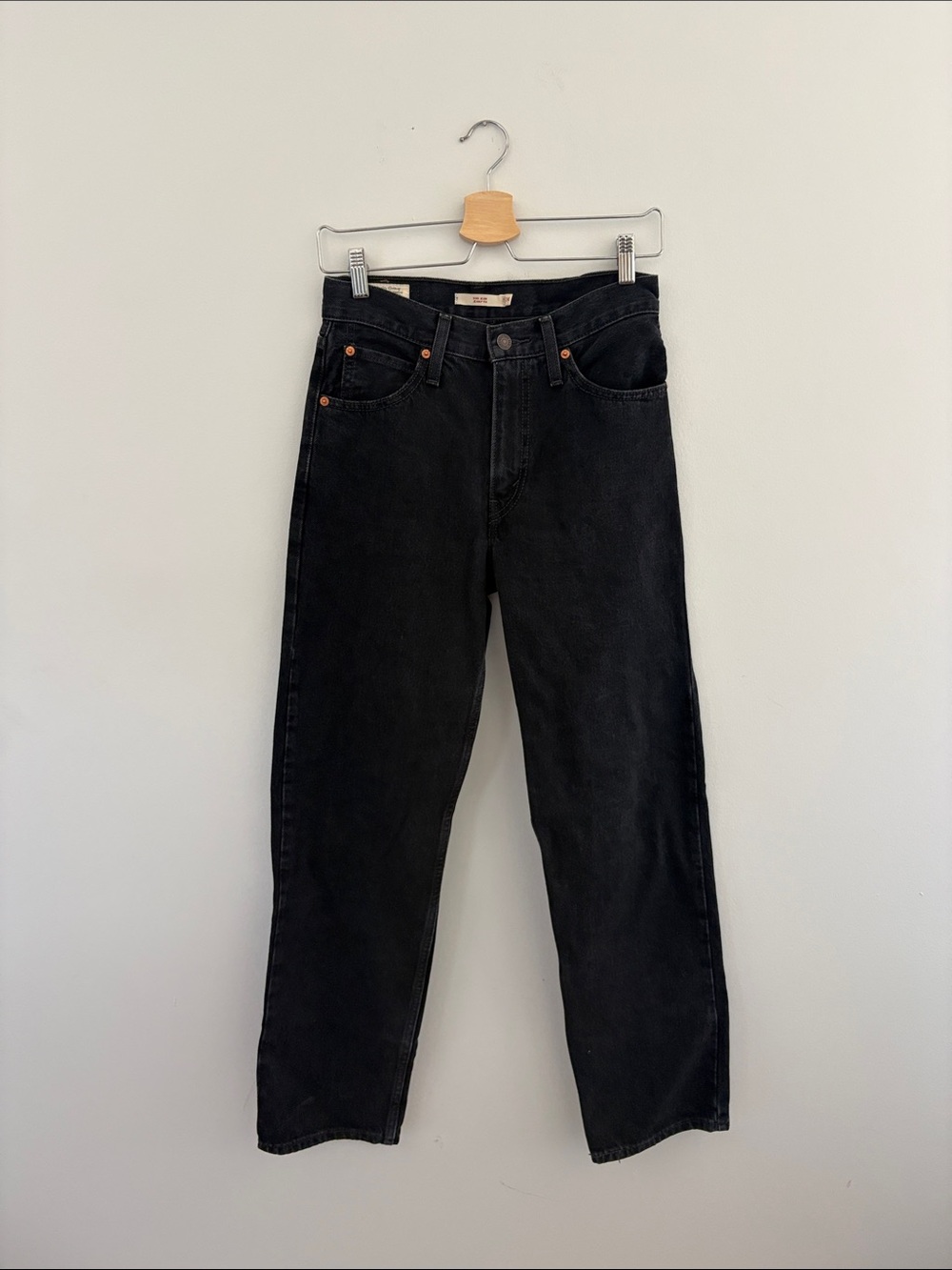 Levi's Black Straight-Leg Women's Jeans